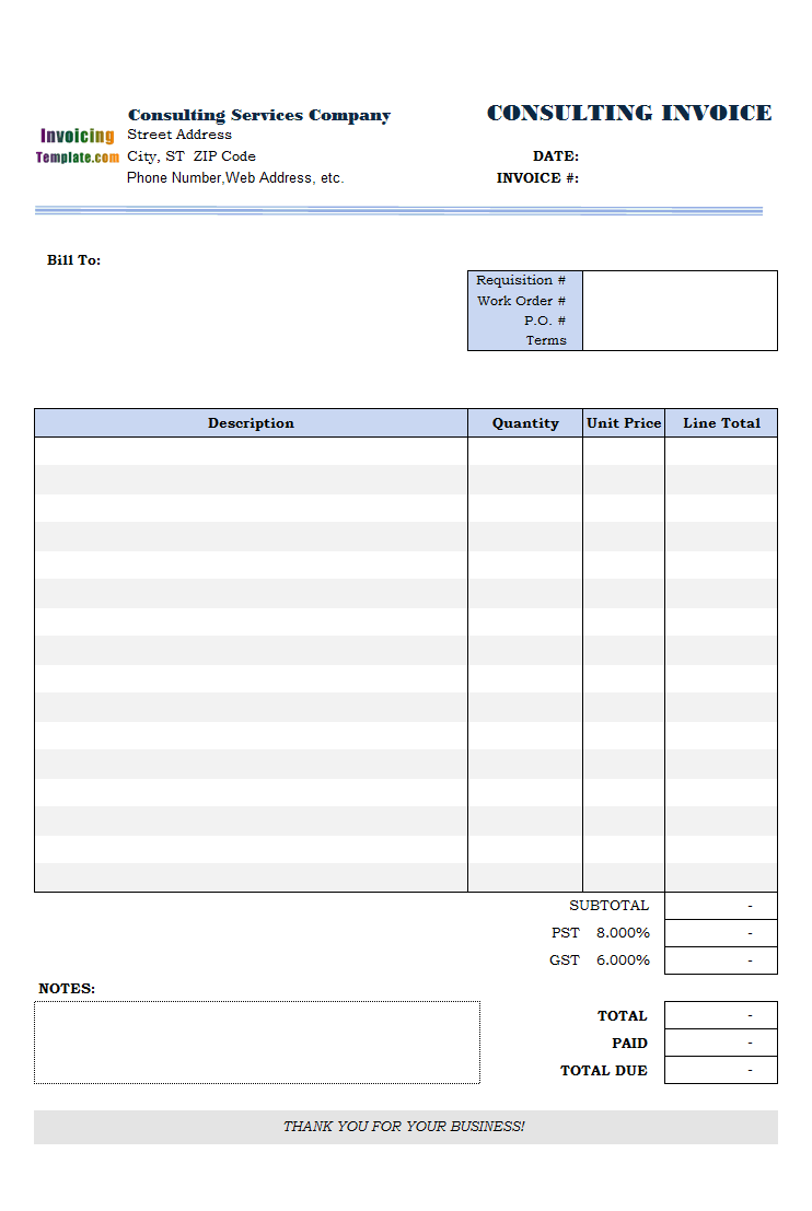 invoice templates for microsoft word mac